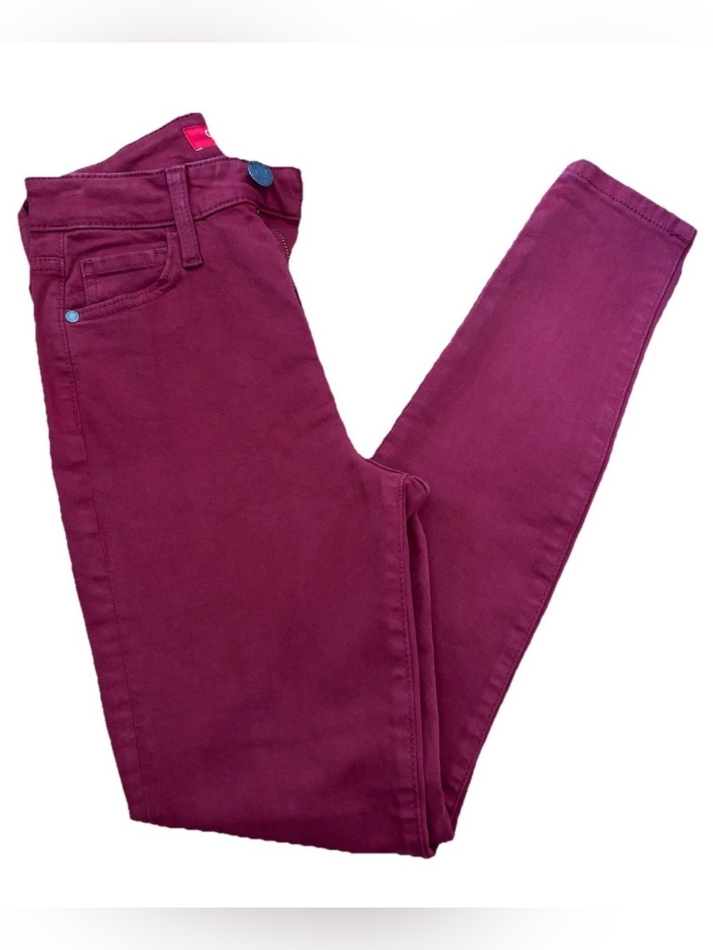 Guess Women’s Simmone High Rise Skinny Jeans in Beet Juice Red - 26x26